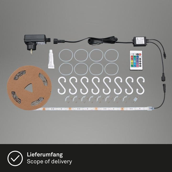 Actual product image Briloner LED Superline (RGB, 500 cm, Outdoor)