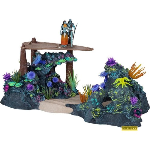 McFarlane AVATAR LA VOIE DE L'EAU - Metkayina Reef with Tonowari and Ronal -Fig.