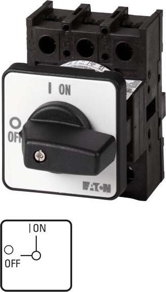 Immagine prodotto Eaton ON-OFF switch, 3-pole, 25 A, flush mount