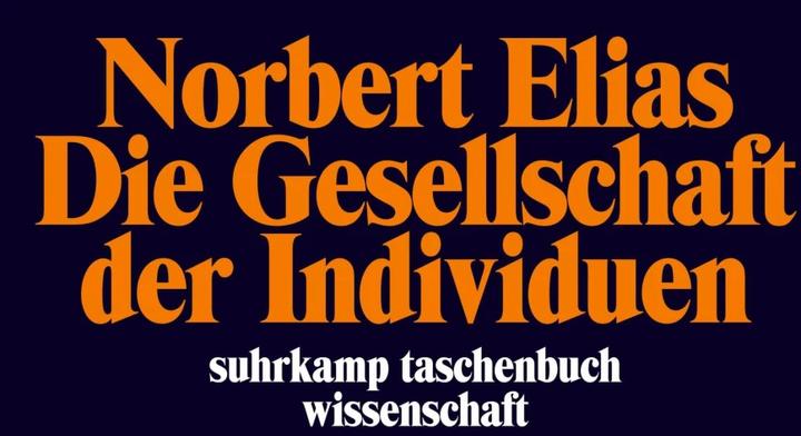 Produktbild Die Gesellschaft der Individuen (Deutsch, Norbert Elias, 1991)