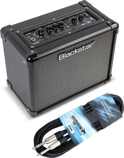 Blackstar ID Core 10 V4 Bluetooth Gitarren-Verstärker mit Kabel (Gitarre, 10 W)