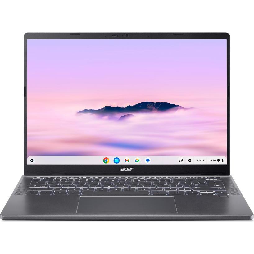 Acer Chromebook Plus 714 (14", 512 GB, 16 GB, DE, Intel Core Ultra 5 125U), Notebook, Grau