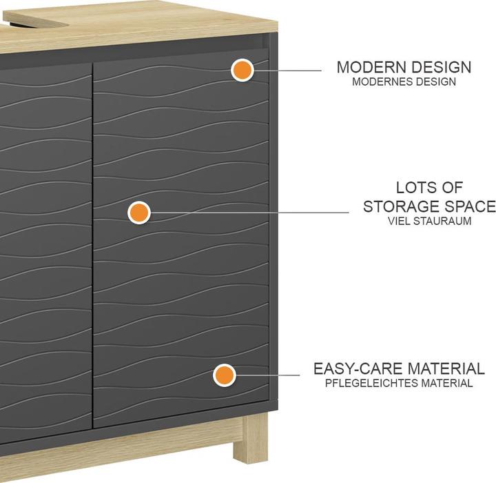 Actual product image Vicco Livia (60 x 30 x 60 cm)