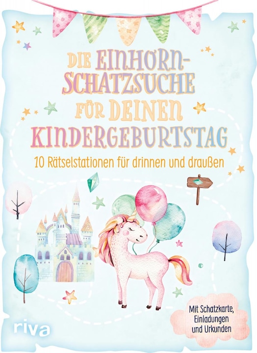 Immagine prodotto Die Einhorn-Schatzsuche/-Schnitzeljagd für deinen Kindergeburtstag (Tedesco, 2022)