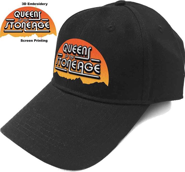 Queens Of The Stone Age QOTSA Sunrise Logo Baseball Cap