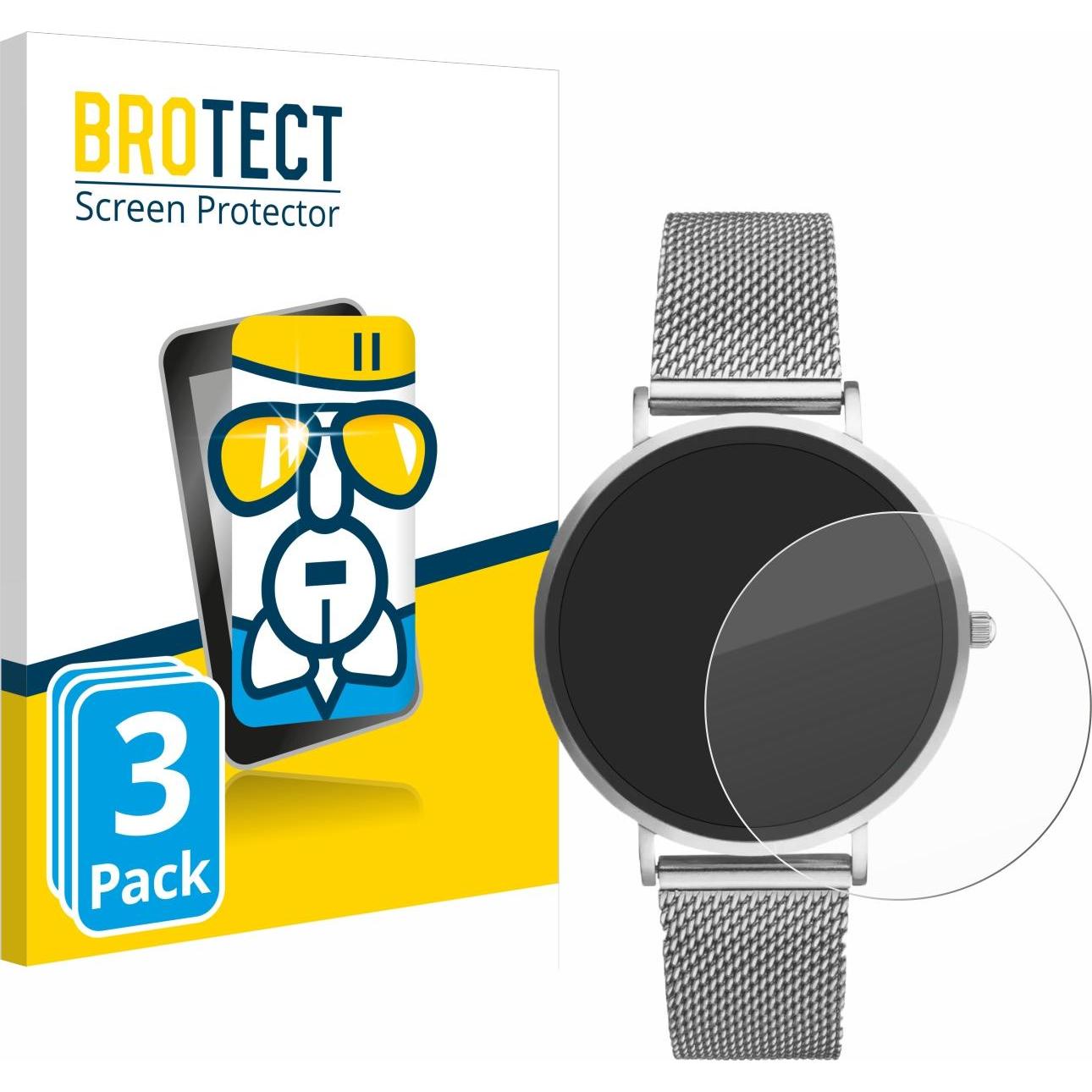 Thumbnail - BROTECT Schutzglas Schutzfolie Glas Folie Displayschutz klar, Smartwatch Schutzfolie, Transparent