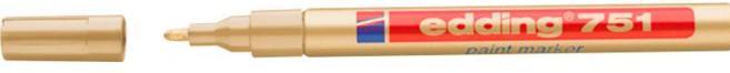 Productafbeelding Edding 751 Glanzende lakmarker (Goud, 2 mm, 1 x)
