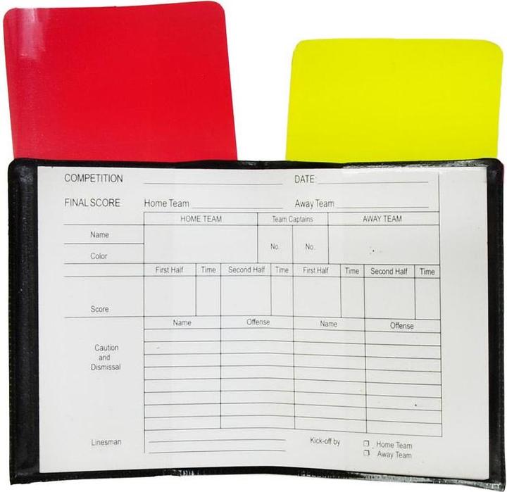 Actual product image No10 VRC-220 Referee Card Set