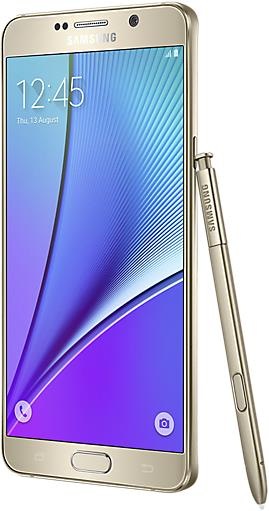 Produktbild Samsung Galaxy Note 5 (32 GB, Gold Platinum, 5.70", Single SIM, 16 Mpx, 4G)