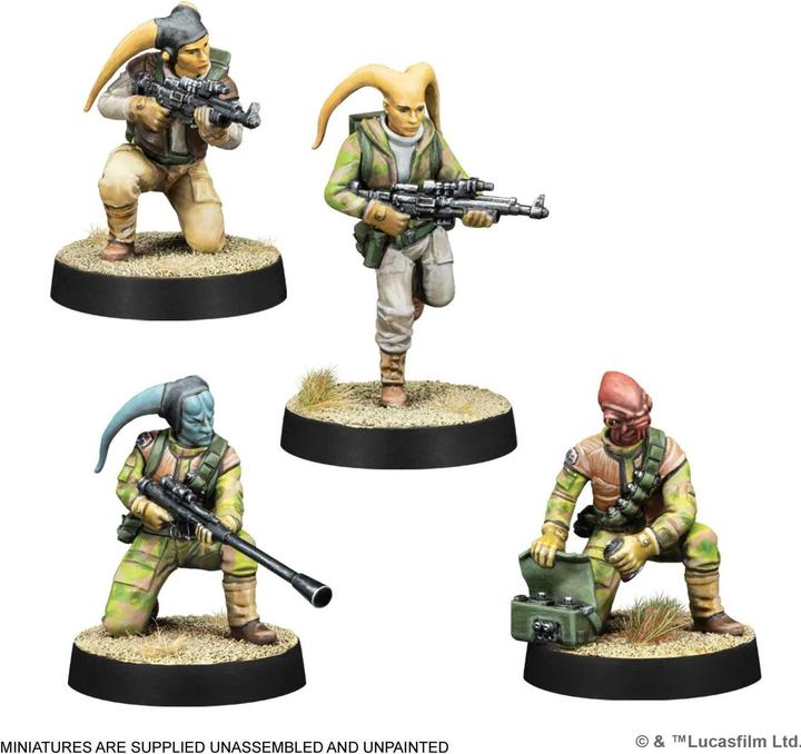 Actual product image Atomic Mass Games Star Wars Legion - Rebel Commandos (French)