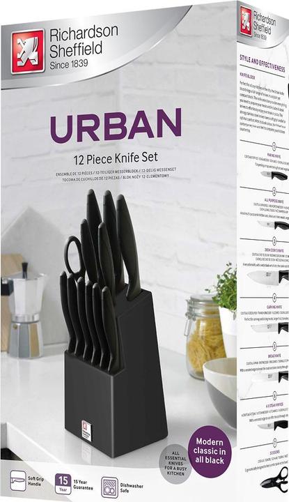 Produktbild Richardson Sheffield URBAN Messerblock 12-teilig