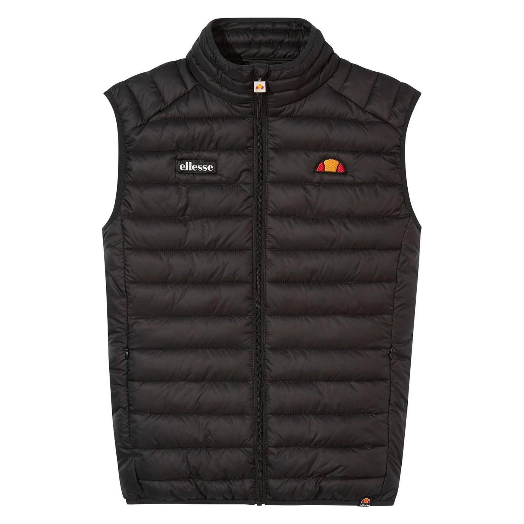 Ellesse, Mannen, Vesten, Gewatteerd Gilet, Zwart, (M)