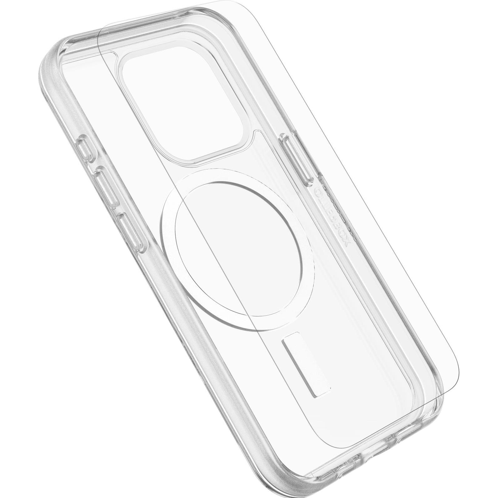 Thumbnail - OtterBox Protection + Power KIT - Starter Kit (Apple iPhone 15 Pro), Smartphone Hülle, Transparent, Weiss