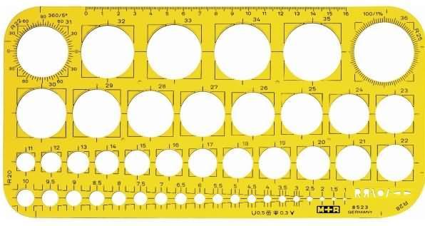 Image du produit M+r Modèle de cercle (Matières plastiques)