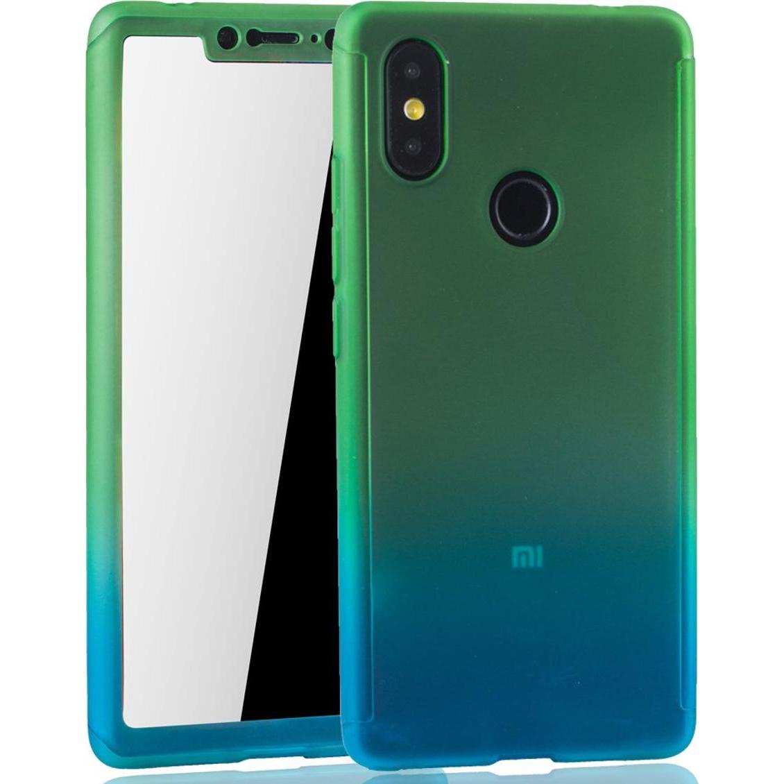 Thumbnail - König Design Hülle Handy Schutz für Xiaomi Mi 8 SE Full Case Cover Displayschutz Bumper Blau (Xiaomi Mi 8 SE), Smartphon...