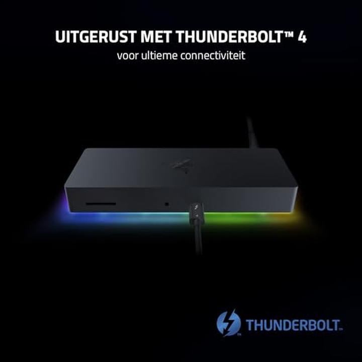 Actual product image Razer Thunderbolt 4 Dock (Thunderbolt, 9 Ports)