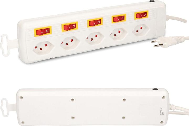 Immagine prodotto Max Hauri Multi-Switch (5 x, Tipo 13, 1.50 m)