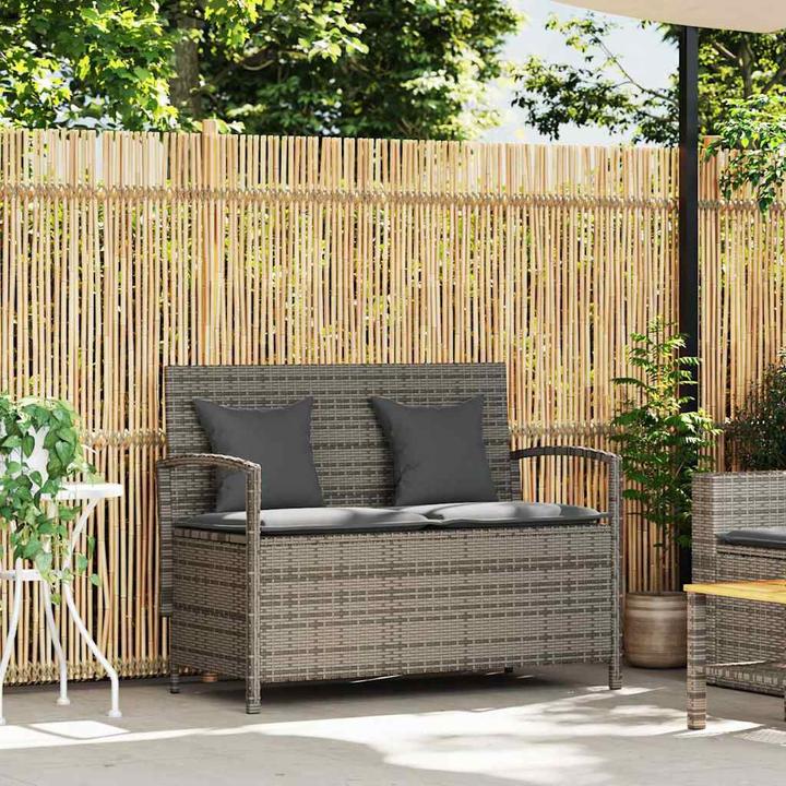 Actual product image vidaXL Gartenbank mit Stauraum
