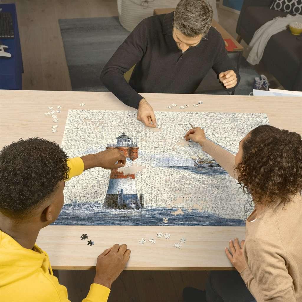 Thumbnail - Ravensburger Puzzle 12000804 - Romantischer Leuchtturm - 2000 Teile Puzzle für Erwachsene ab 14 (2000 Teile)