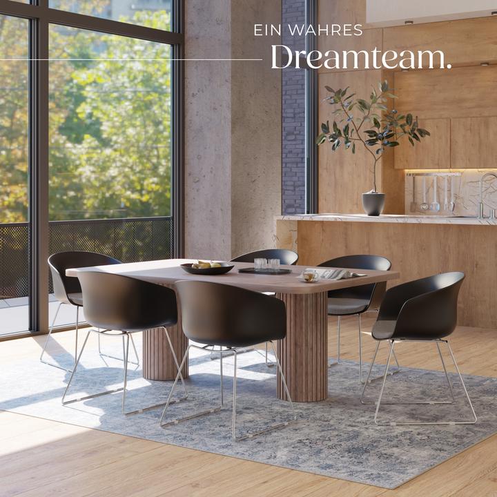 Actual product image tectake Logart plastic armchairs