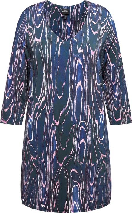 Actual product image Ulla Popken Marbled Slinky Knit 3/4 Sleeve Tunic (50, 52)