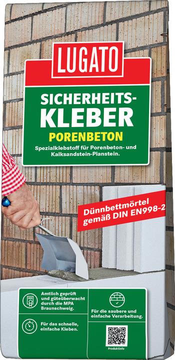Image du produit Lugato Colle de sécurité pour béton cellulaire (5000 g)