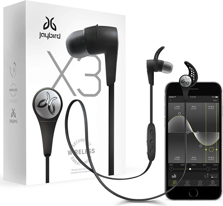 Actual product image Jaybird X3 (8 h, Wireless)