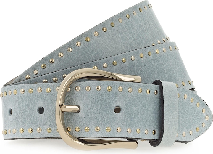 Actual product image B.Belt Studded leather belt (95)