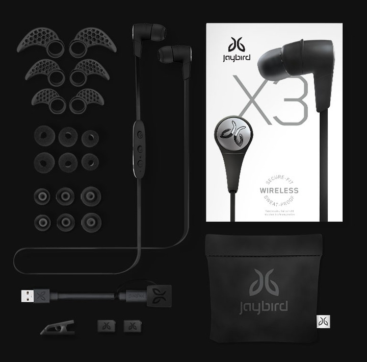 Actual product image Jaybird X3 (8 h, Wireless)