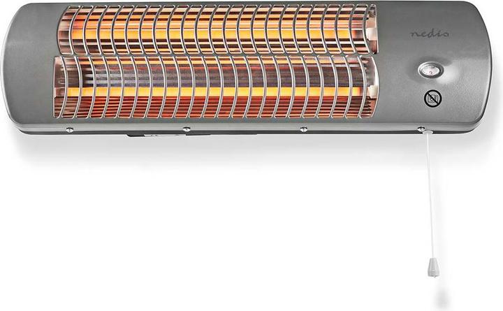 Image du produit Nedis HTBA10GY Chauffe-bain rapide 1200W 12m² Gris (1200 W)