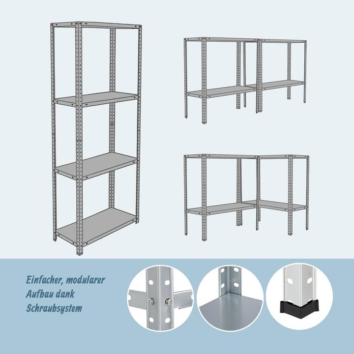 Actual product image Relaxdays shelf unit