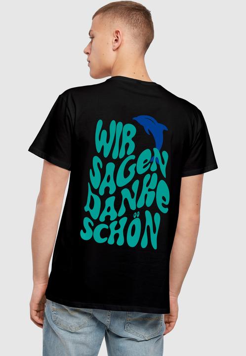 Produktbild Merchcode Die Flippers - Wir Sagen Danke Schön Basic T-Shirt 2 - 170251 (L)