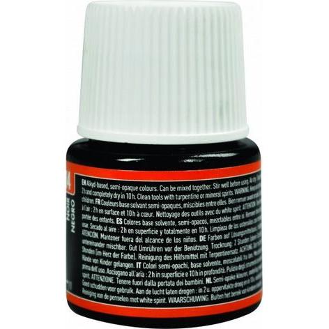 Thumbnail - Pebeo, Künstlerfarbe + Bastelfarbe, Keramikfaben (Schwarz, 45 ml)