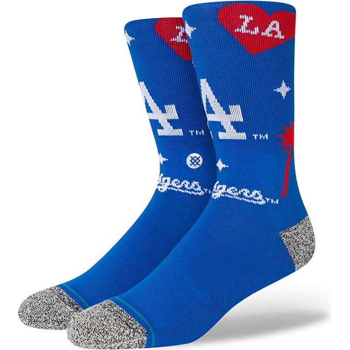 Stance, Herren, Socken, socken los angeles dodgers landmark, Blau, (43, 46)