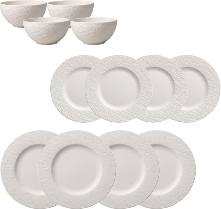 Actual product image Villeroy & Boch Plate Set Manufacture Rock (12 pcs.)