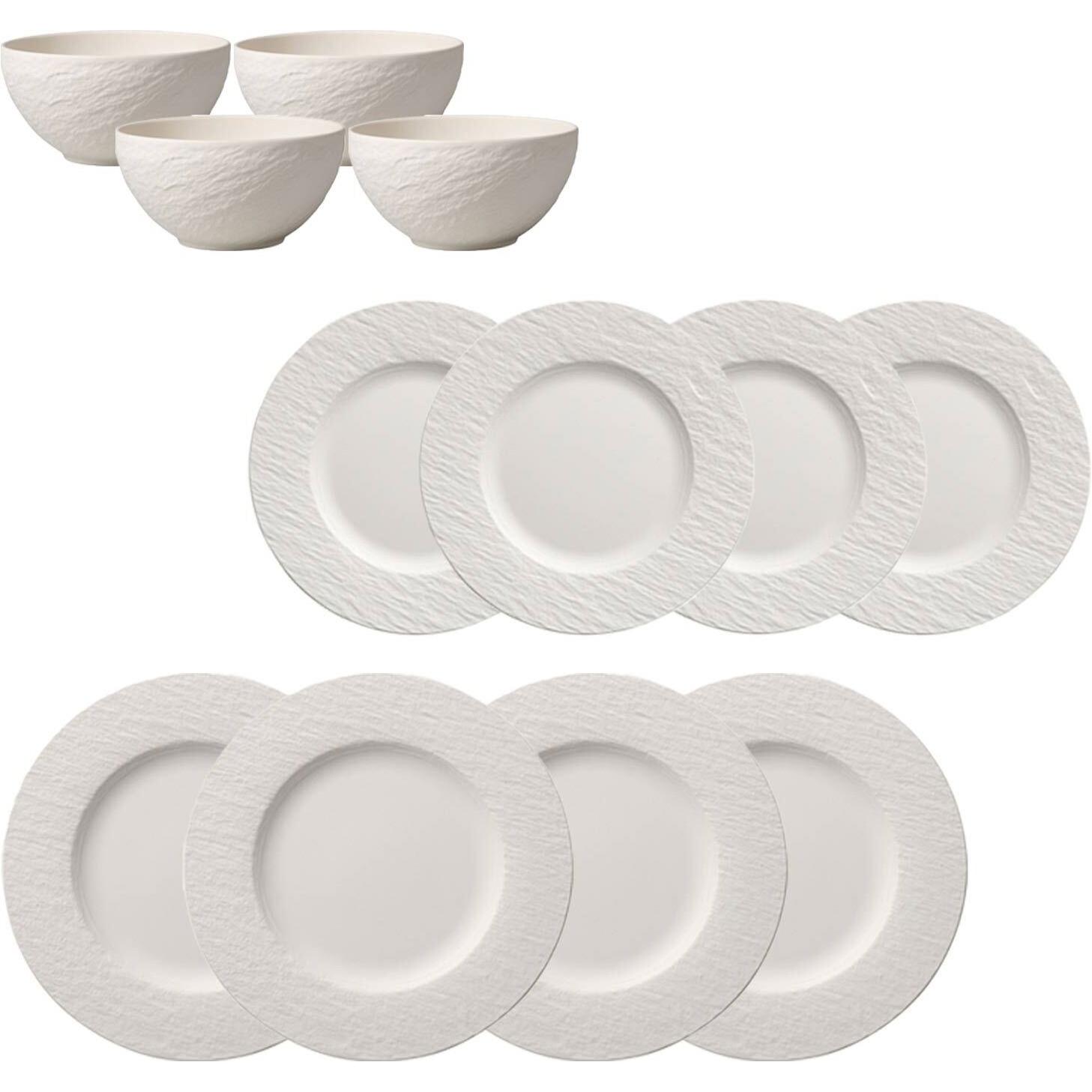 Thumbnail - Villeroy & Boch, Geschirrset, Manufacture Rock (12 Stück)