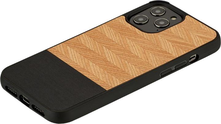 Immagine prodotto Man&Wood custodia per iPhone 12 Pro Max a spina di pesce nero nero (Apple iPhone 12 Pro Max)