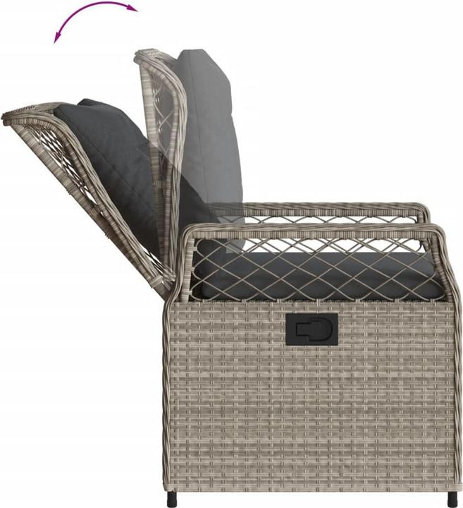 Produktbild vidaXL Gartensessel verstellbar