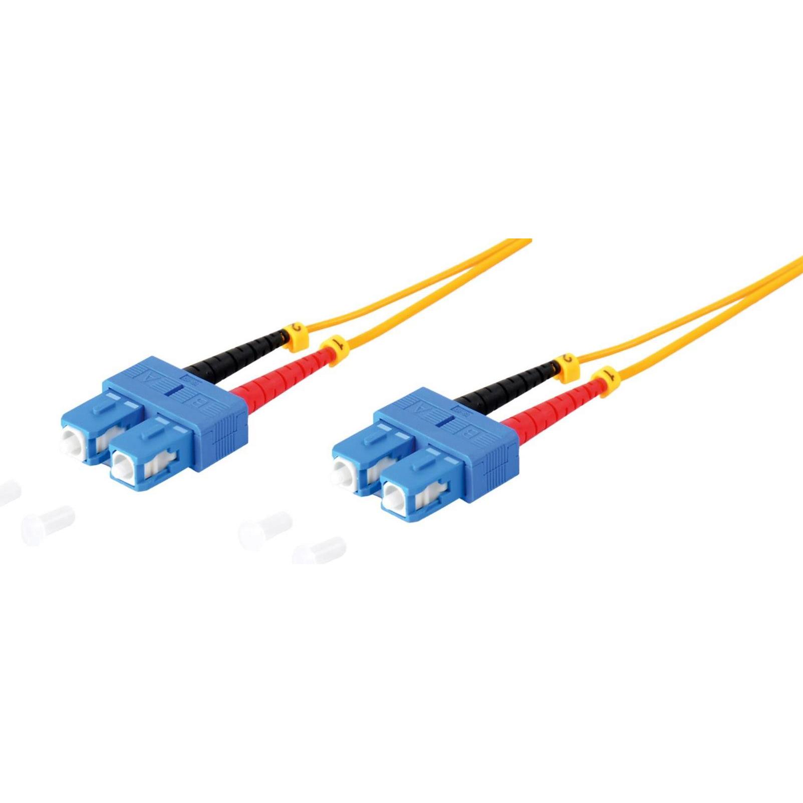 Shiverpeaks S/CONN maximum connectivity LWL-Duplex Patchkabel SC/SC 9/125µ, OS1/OS2, gelb 3,0m (3 m), Netzwerkkabel