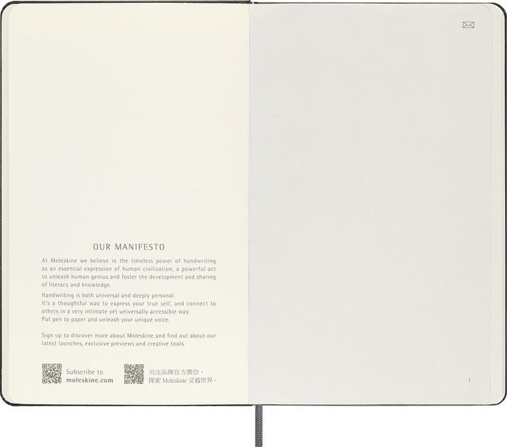 Actual product image Moleskine Notebook Smart (130 x 210 mm, Plain, Hardcover)