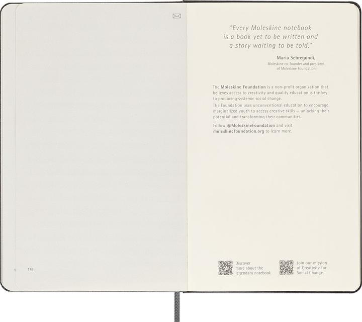 Actual product image Moleskine Notebook Smart (130 x 210 mm, Plain, Hardcover)