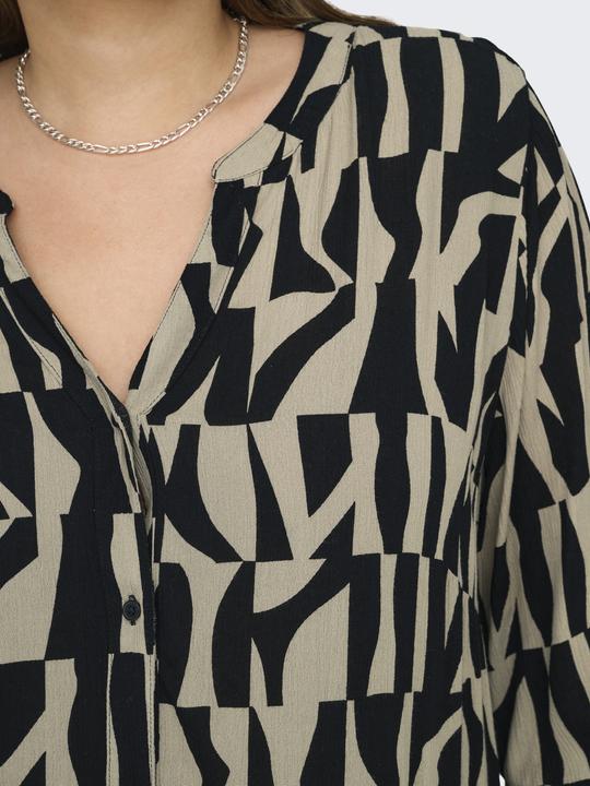Immagine prodotto Only Vestibilità regolare Colletto alla mandarina Polsini delle maniche con bottone Camicia (42)