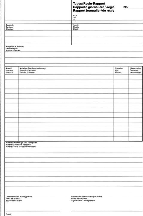 Immagine prodotto Favorit Tages-Regierapporte (3 x)