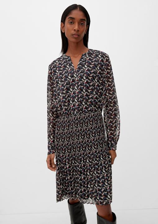 Image du produit s.Oliver Kleid Midikleid mit Plisséefalten (38)