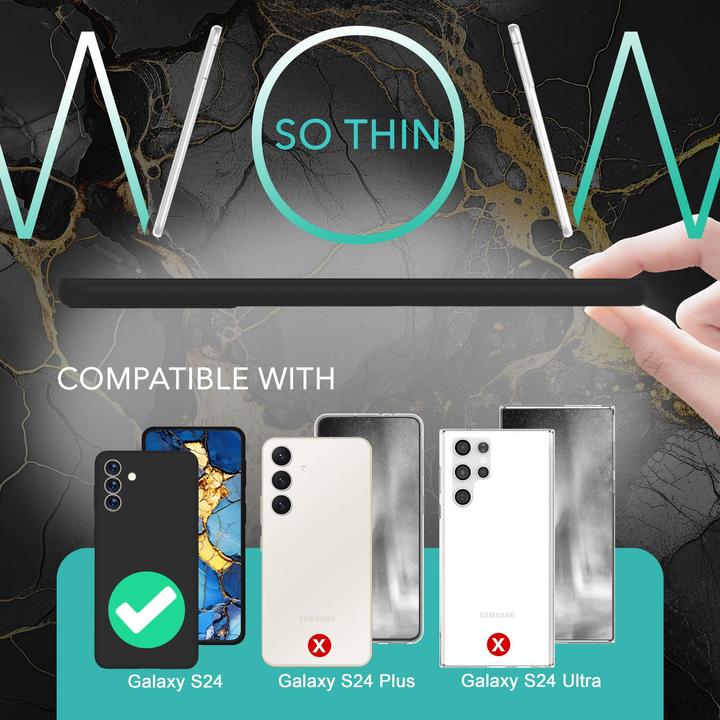 Actual product image Nalia Extremely Thin 0.3mm Matt Hardcase (Samsung Galaxy S24)