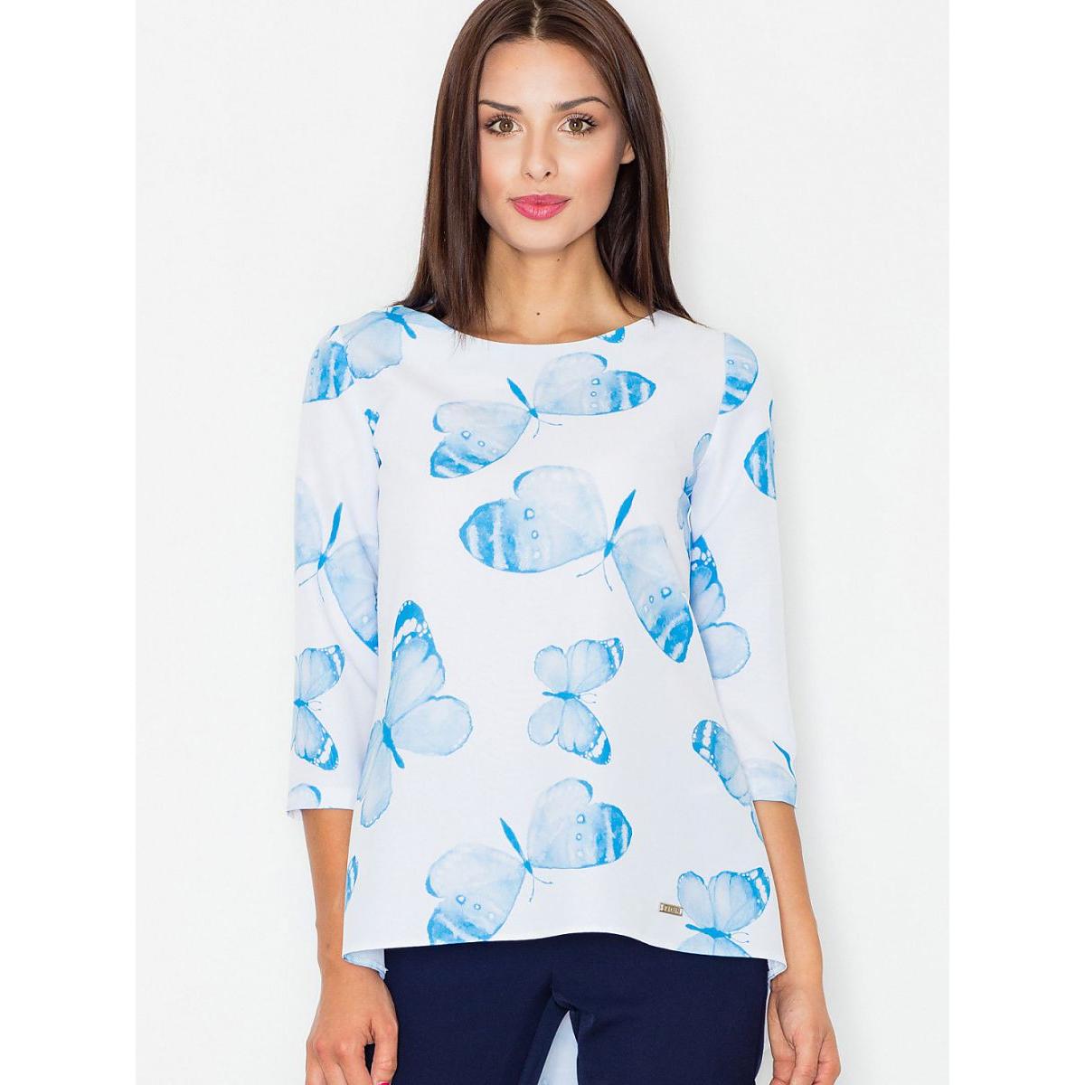 Figl, Damen, Bluse, Bluse, Weiss, (XL)