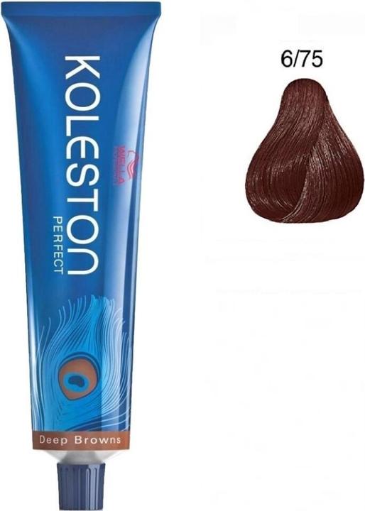 Productafbeelding Wella Professionele Koleston Perfect 6/75 60ml (6/75 Donkerblond kastanje mahonie)