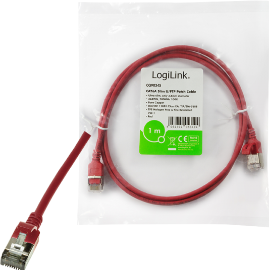Immagine prodotto LogiLink Cavo di rete (STP, CAT6a, 0.30 m)