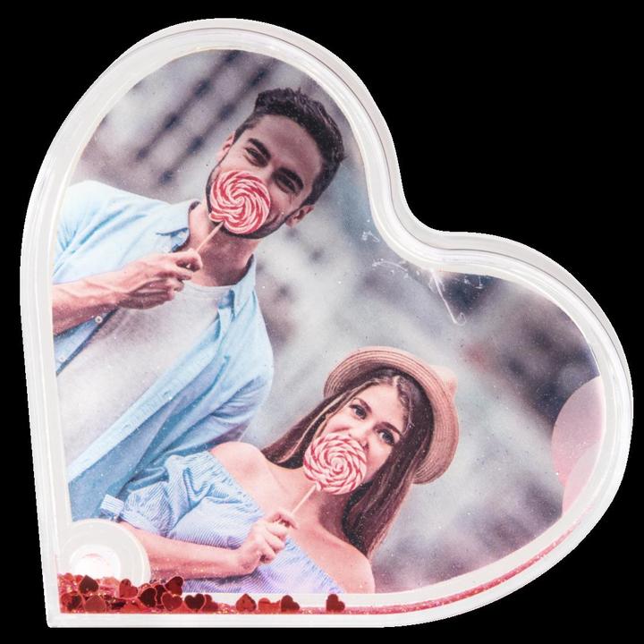 Produktbild Hama Heart Rot Transparent Einzelbilderrahmen (7 x 9 cm)