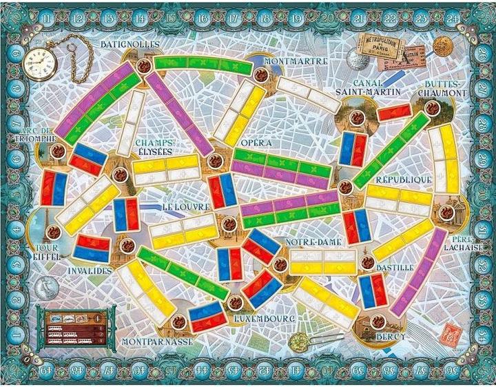 Produktbild Asmodée Aventuriers Rail Paris (Spe) (Französisch, 2 - 4 Spieler)